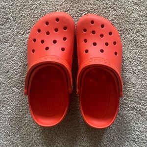Orange Crocs / Never worn
